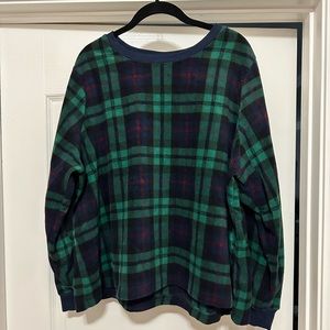 Old Navy Green Plaid Pajama Set Size 2X